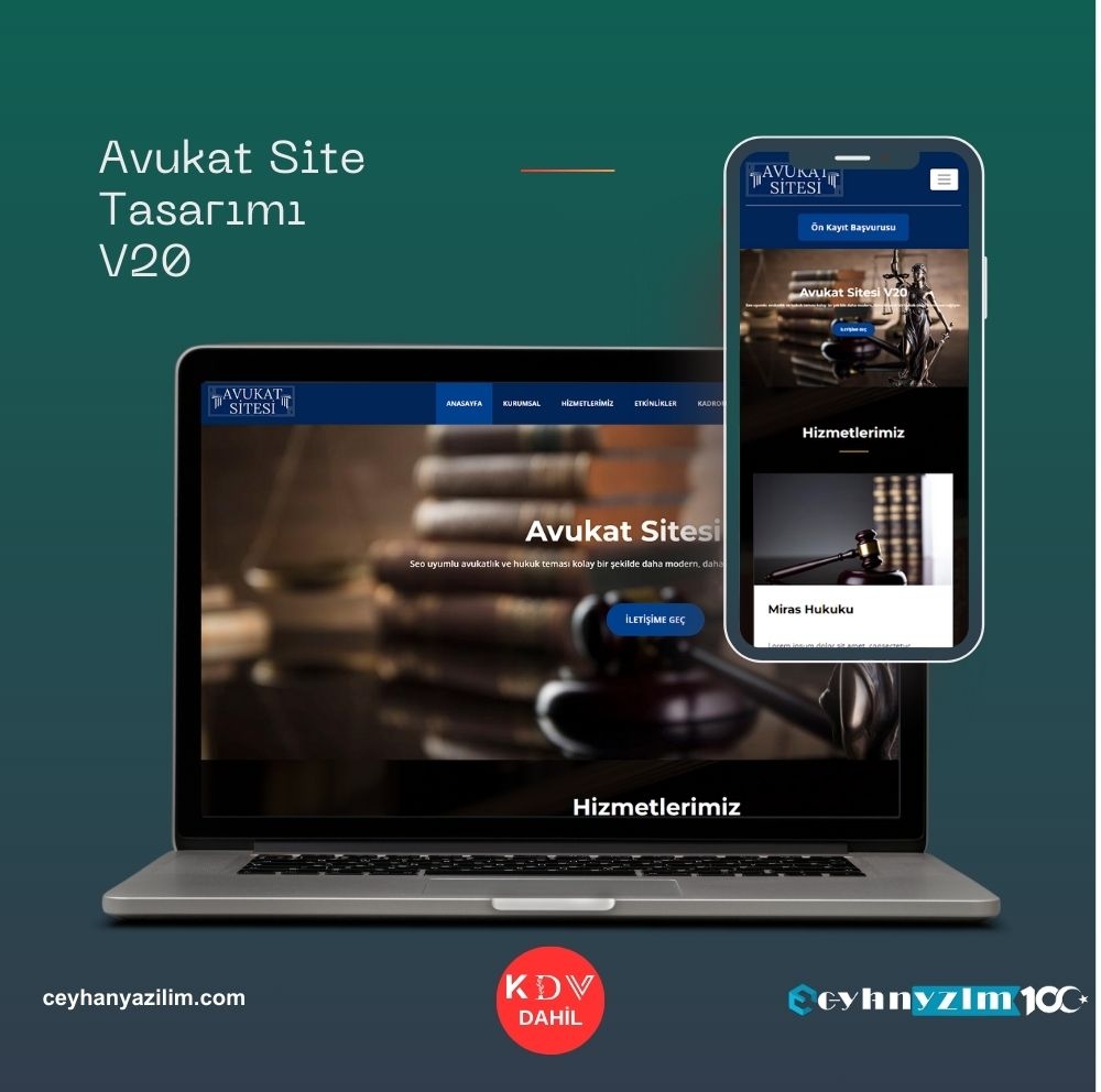 Avukat Site Tasarımı V20