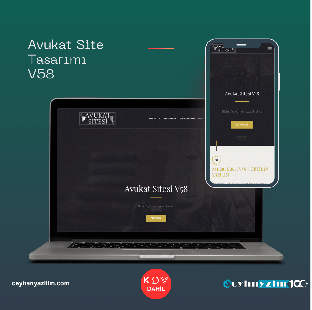 Avukat Site Tasarımı V58