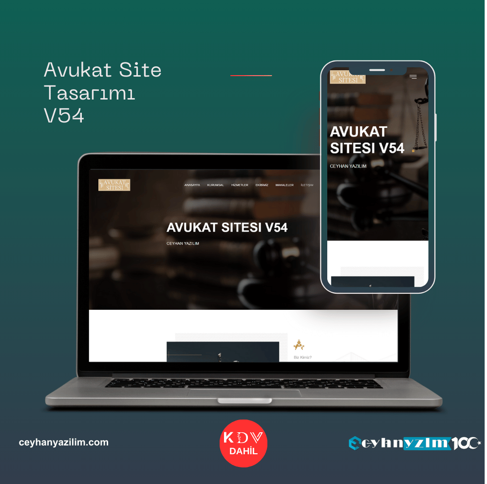 Avukat Site Tasarımı V54