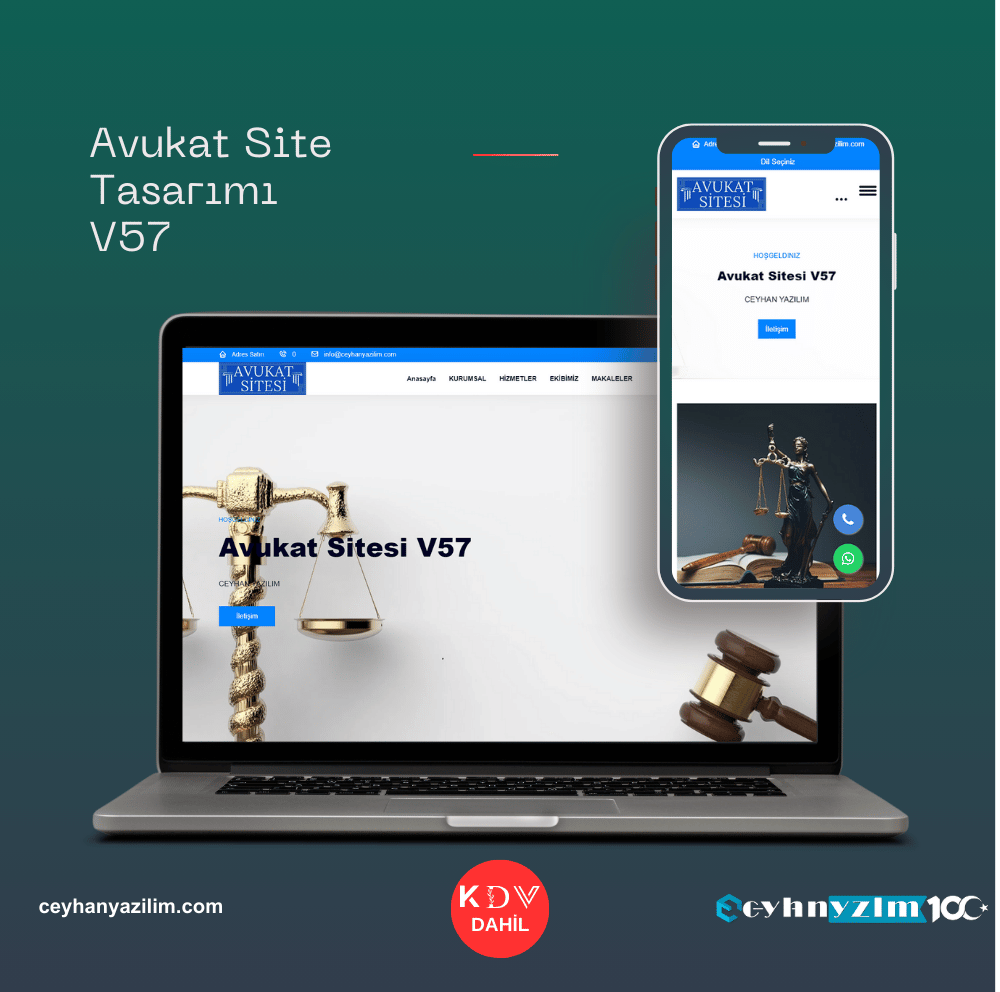 Avukat Site Tasarımı V57
