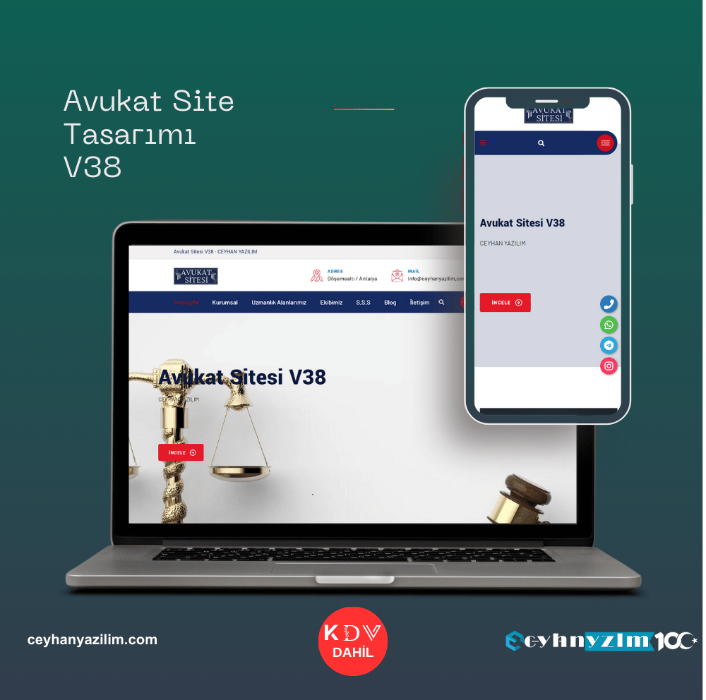 Avukat Site Tasarımı V38