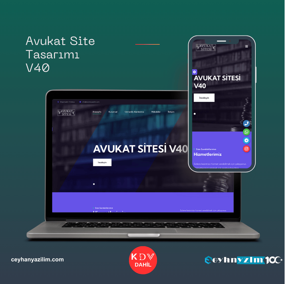 Avukat Site Tasarımı V40