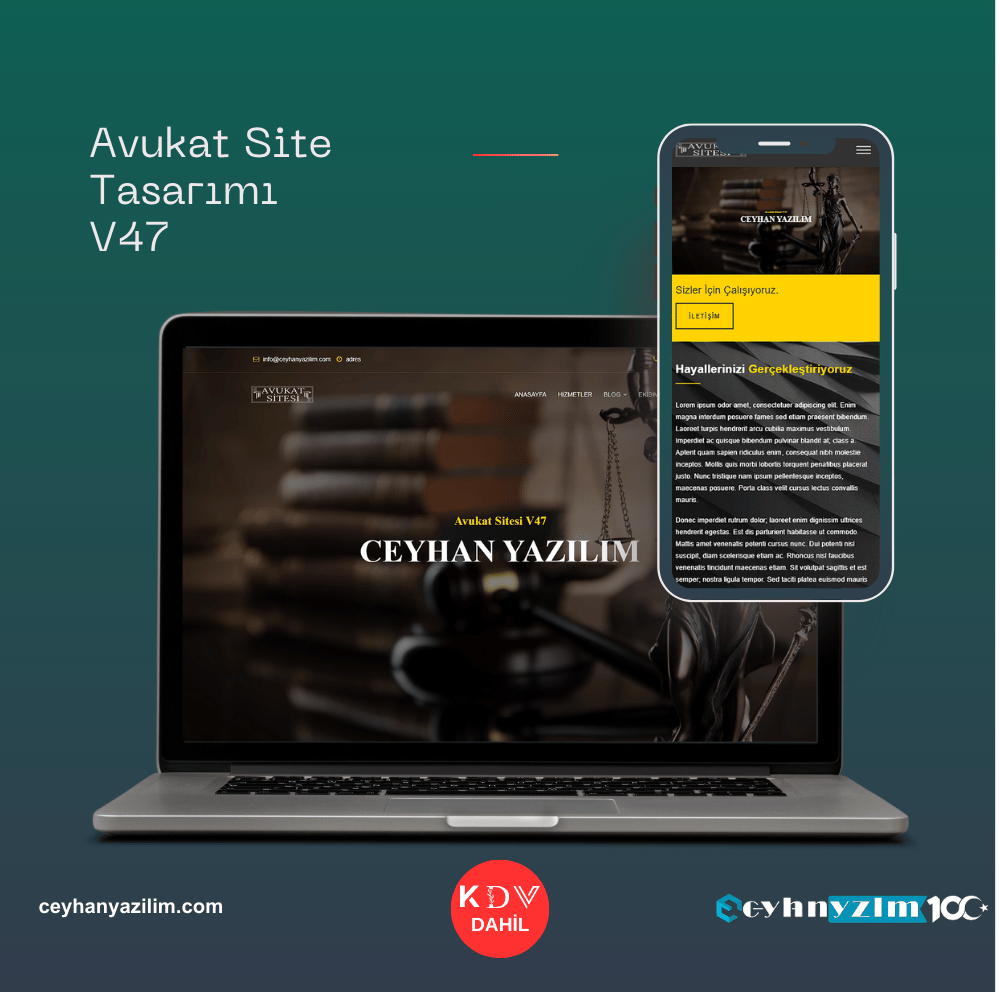Avukat Site Tasarımı V47