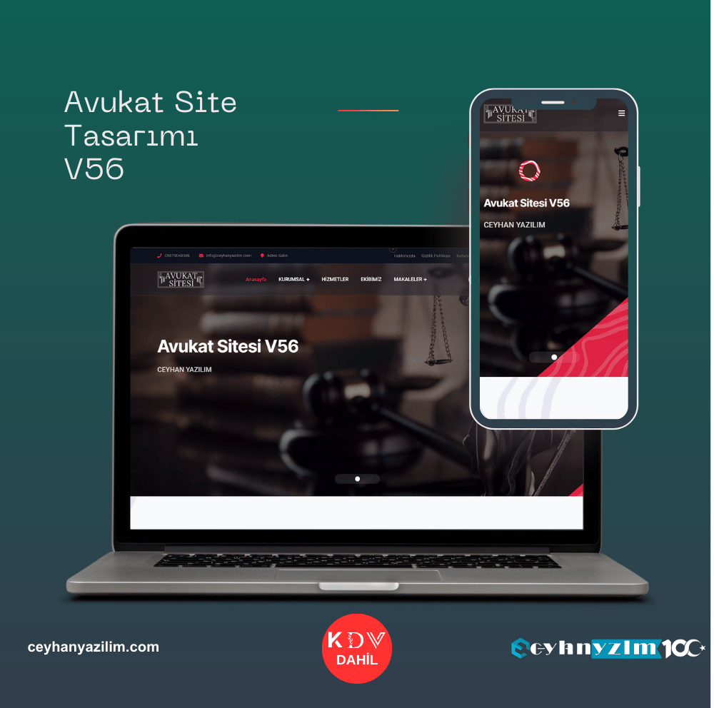 Avukat Site Tasarımı V56