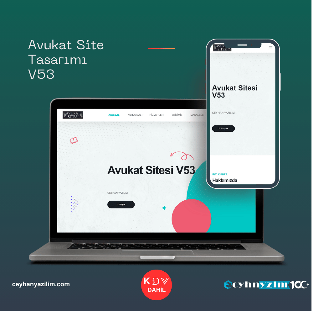Avukat Site Tasarımı V53