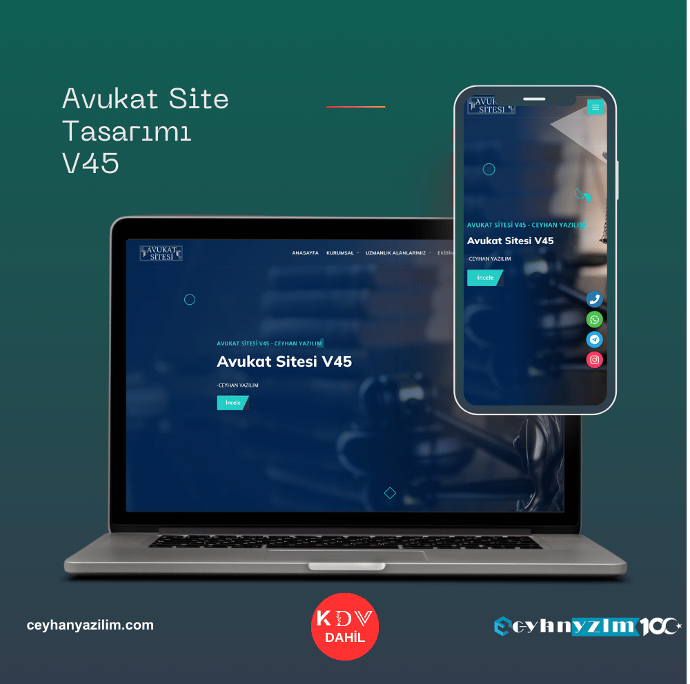 Avukat Site Tasarımı V45