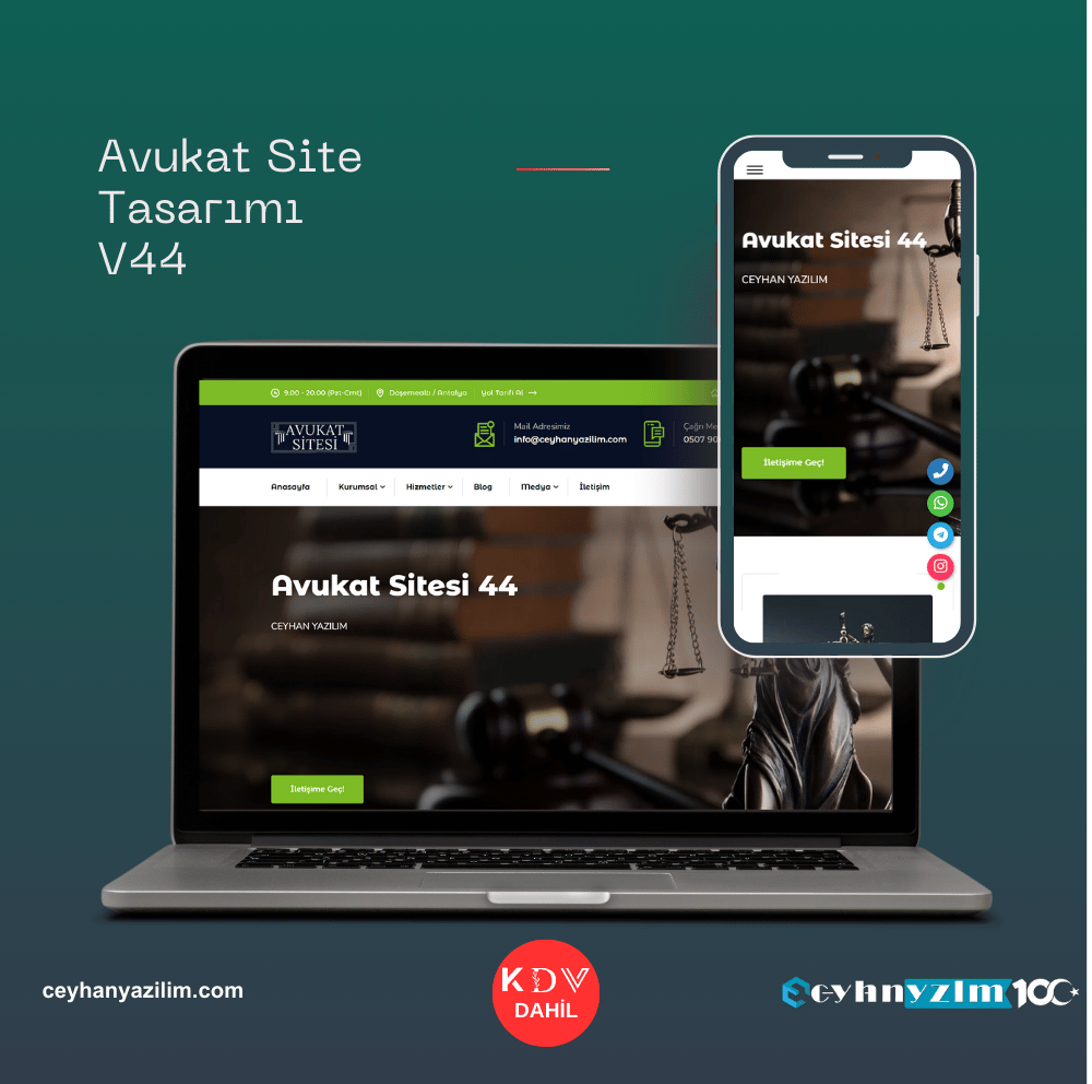 Avukat Site Tasarımı V44