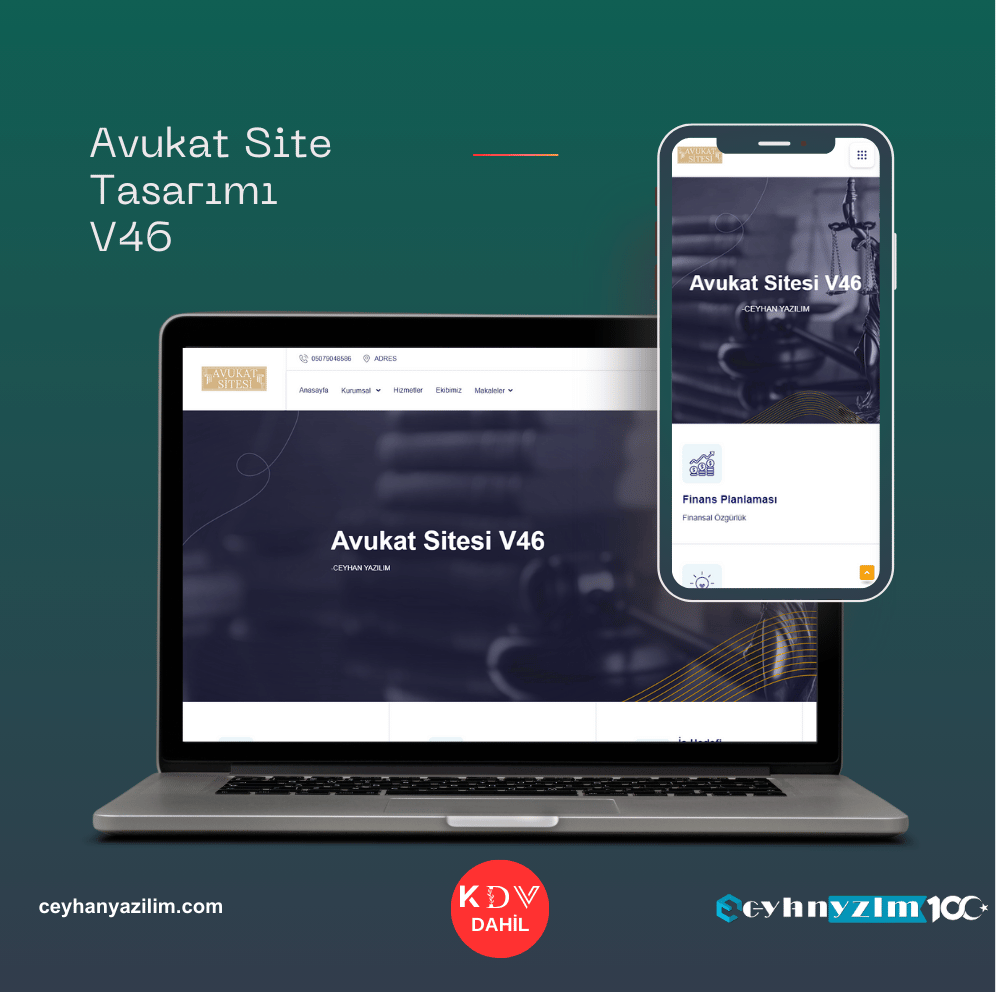 Avukat Site Tasarımı V46