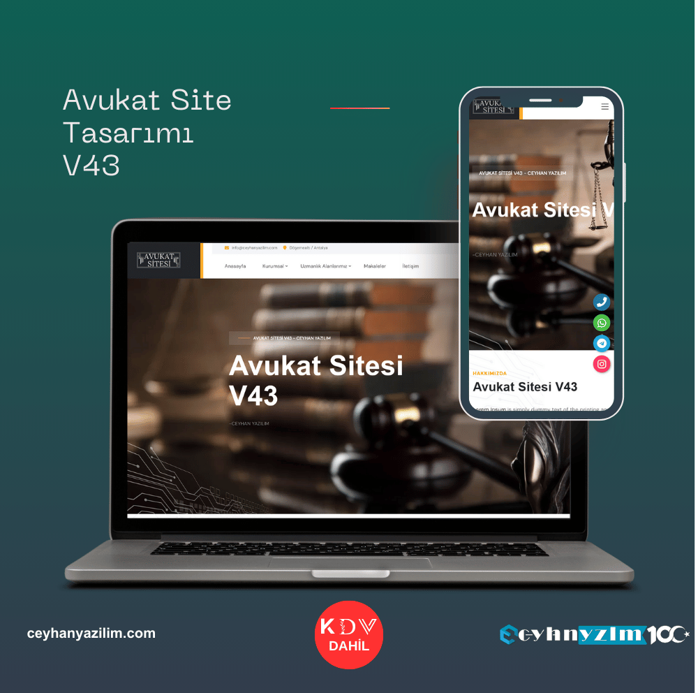 Avukat Site Tasarımı V43