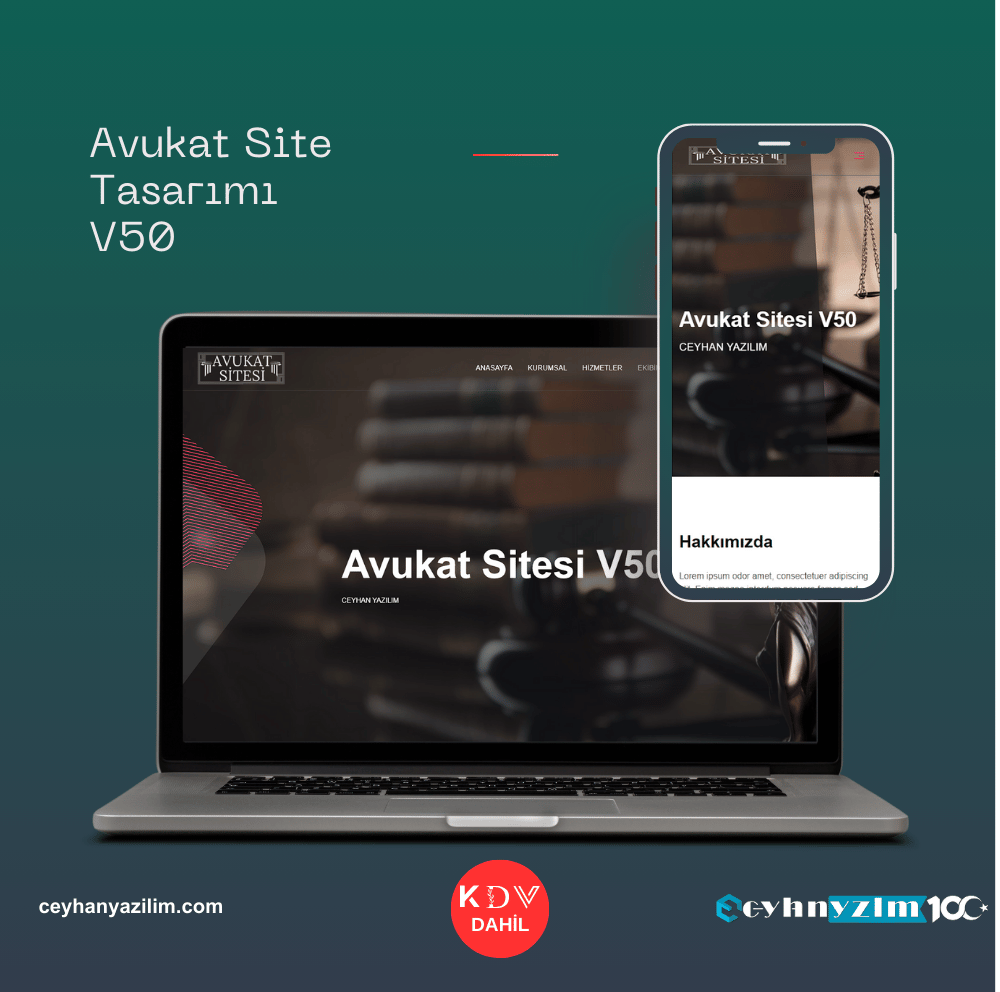 Avukat Site Tasarımı V50