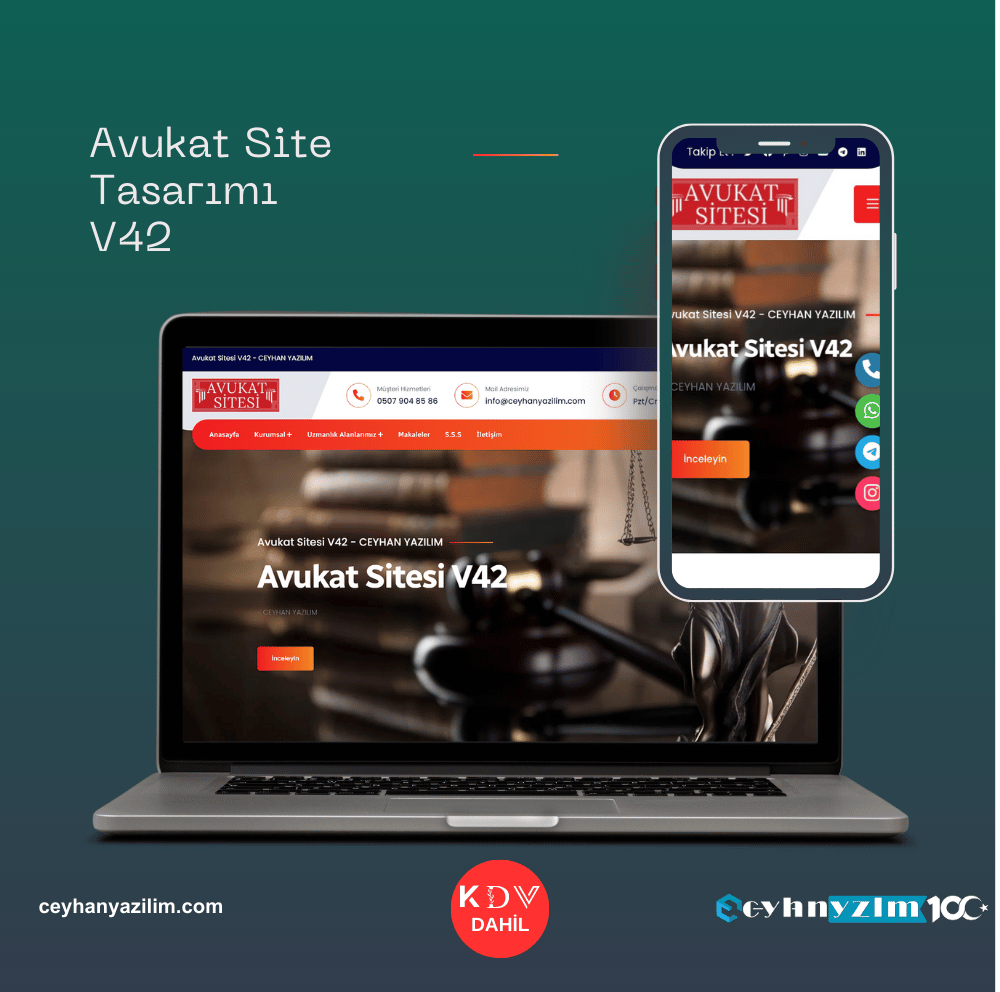 Avukat Site Tasarımı V42