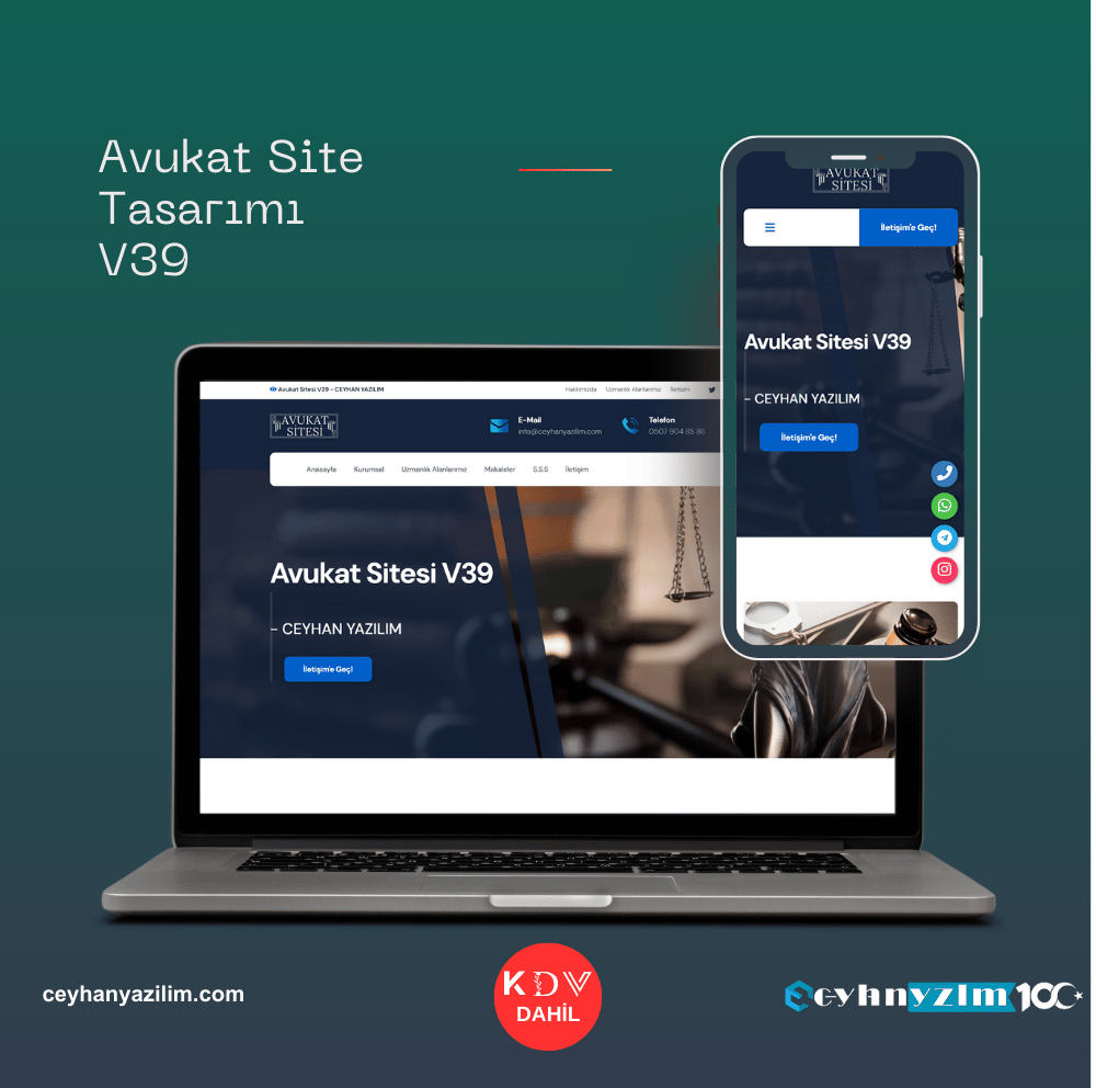 Avukat Site Tasarımı V39