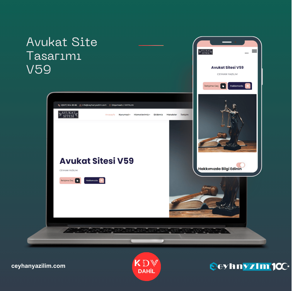 Avukat Site Tasarımı V59