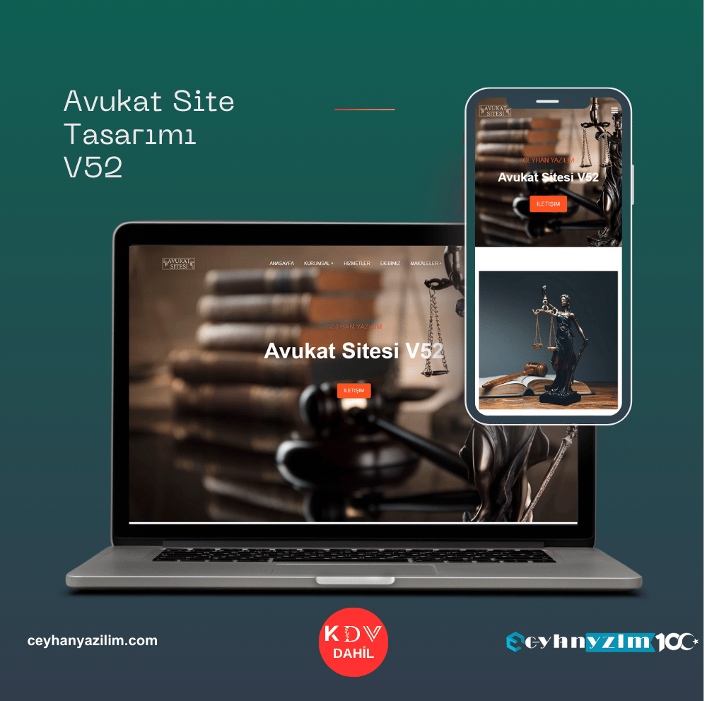 Avukat Site Tasarımı V52