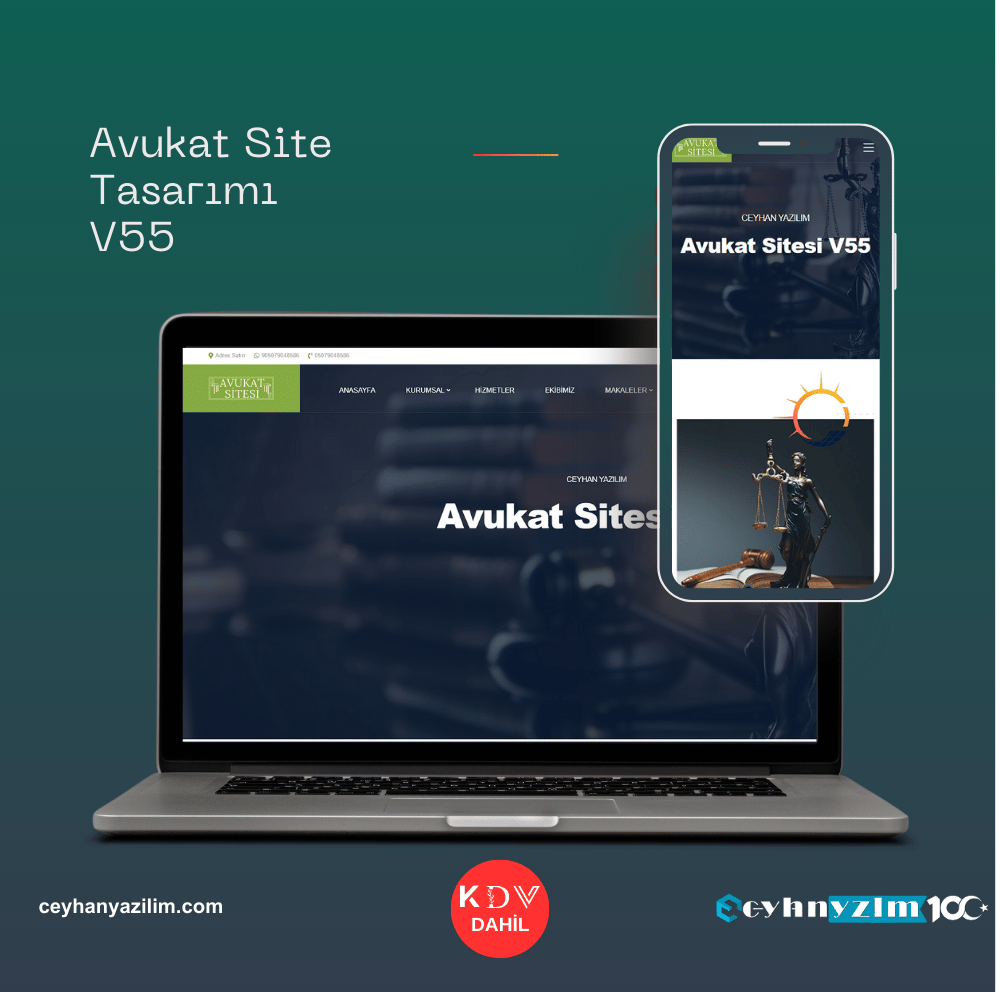 Avukat Site Tasarımı V55