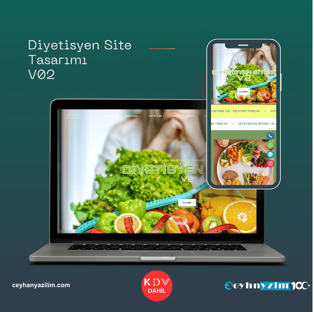 Diyetisyen Site Tasarımı  V2