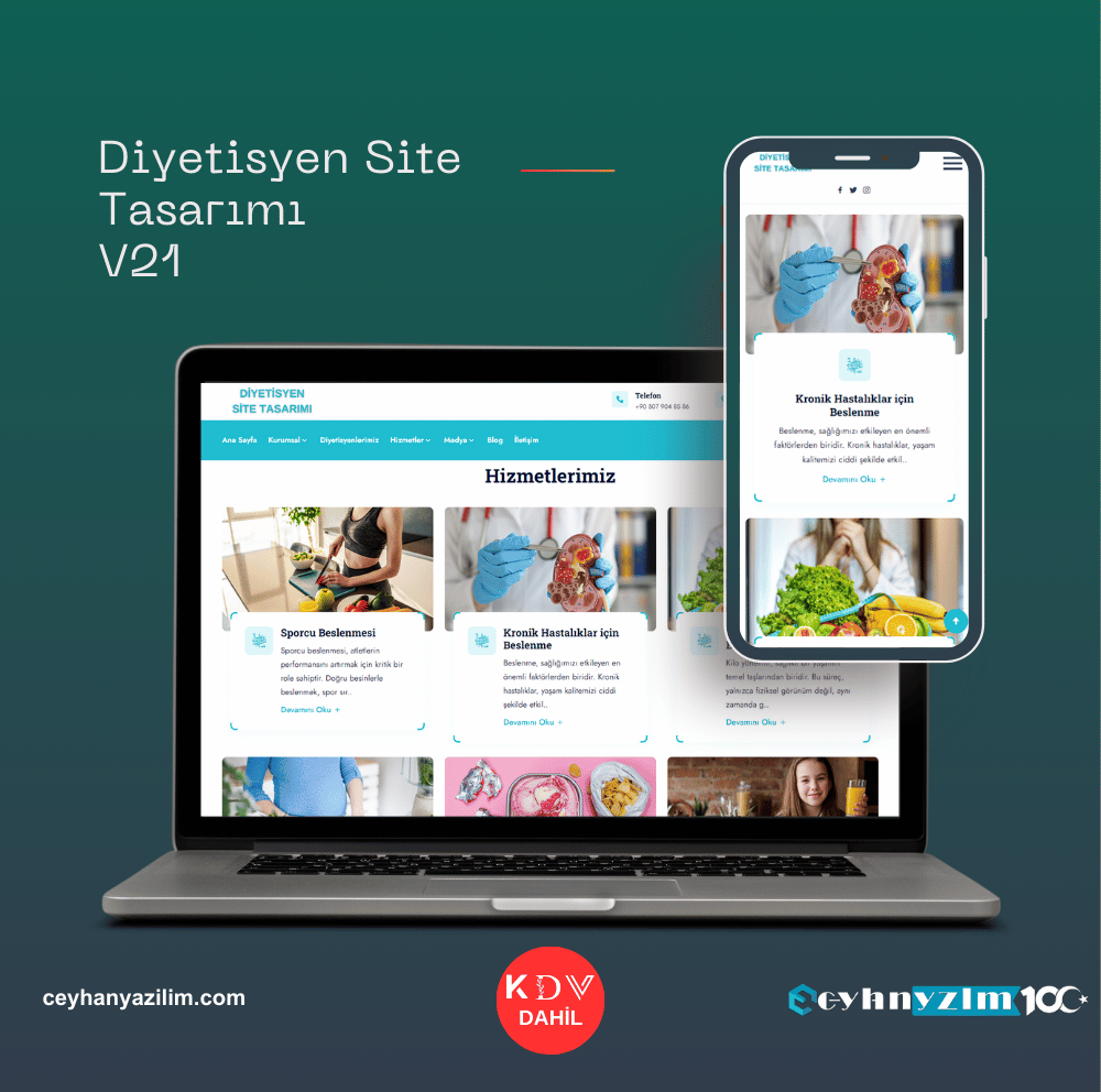 Diyetisyen Site Tasarımı  V21