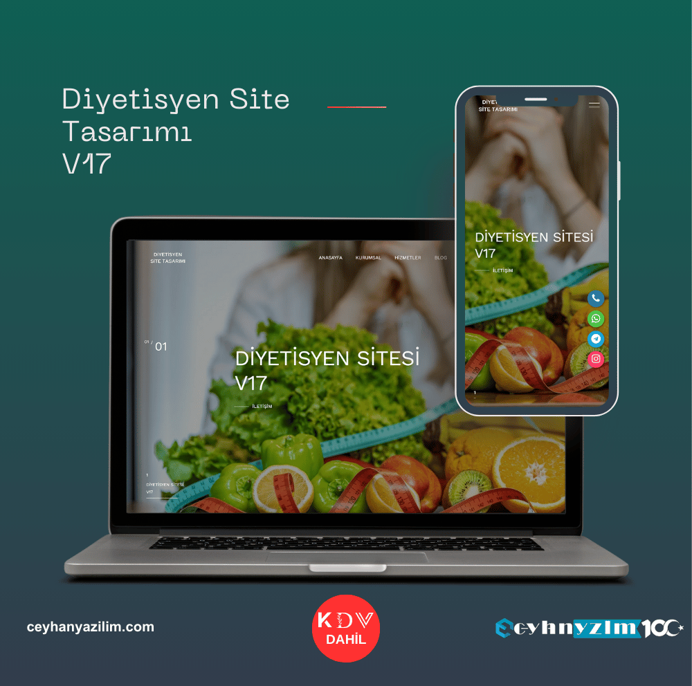 Diyetisyen Site Tasarımı  V17