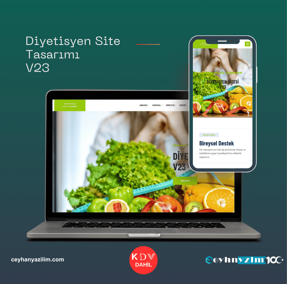 Diyetisyen Site Tasarımı  V23