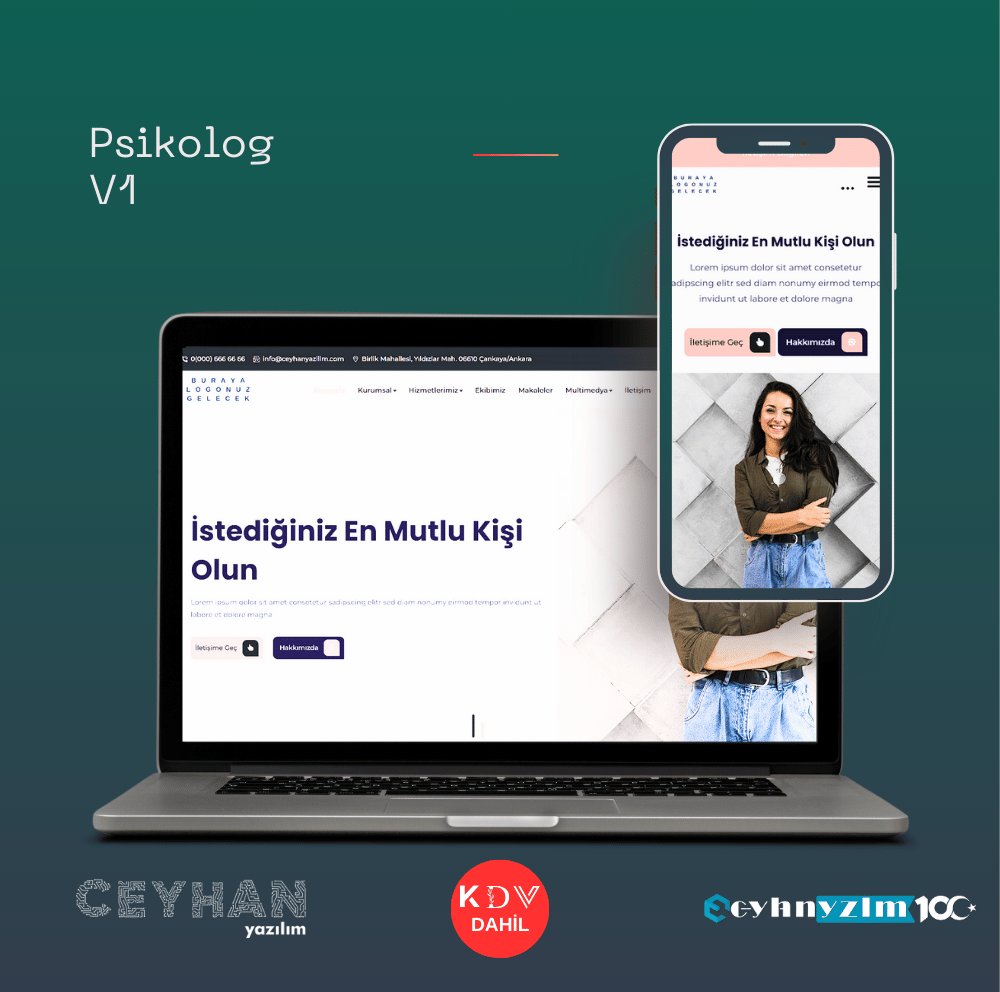 Psikolog Site Tasarımı V1