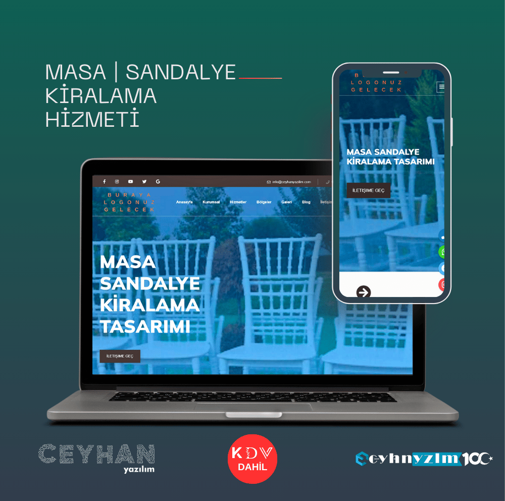 MASA | SANDALYE KİRALAMA HİZMETİ V1