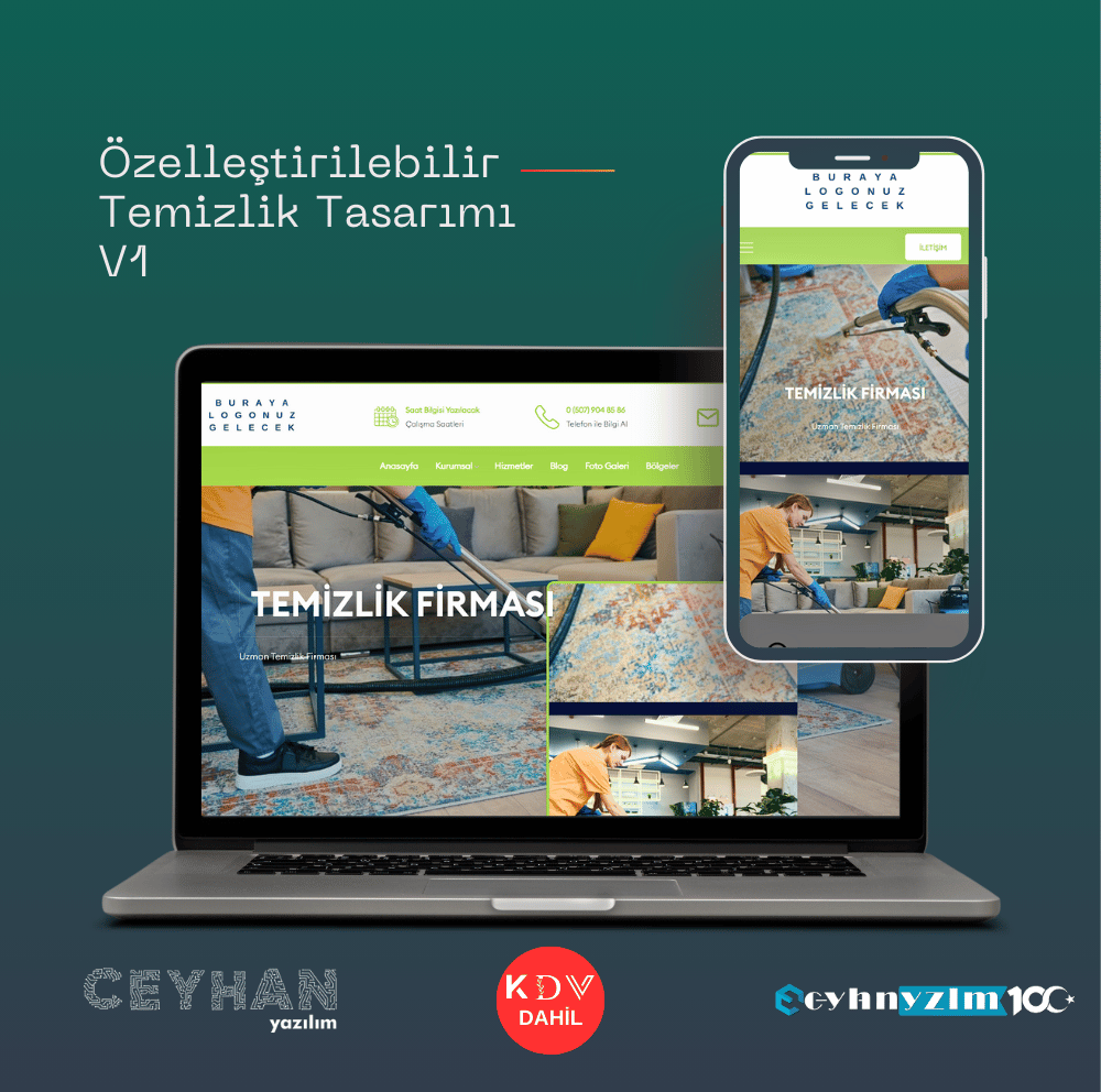 Özelleştirilebilir Temizlik Tasarımı  V1