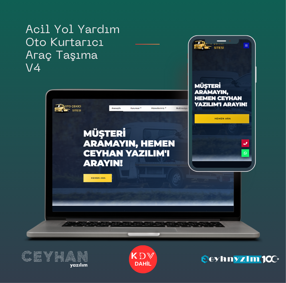 Acil Yol Yardım,  Oto Kurtarıcı,  Araç Taşıma V4